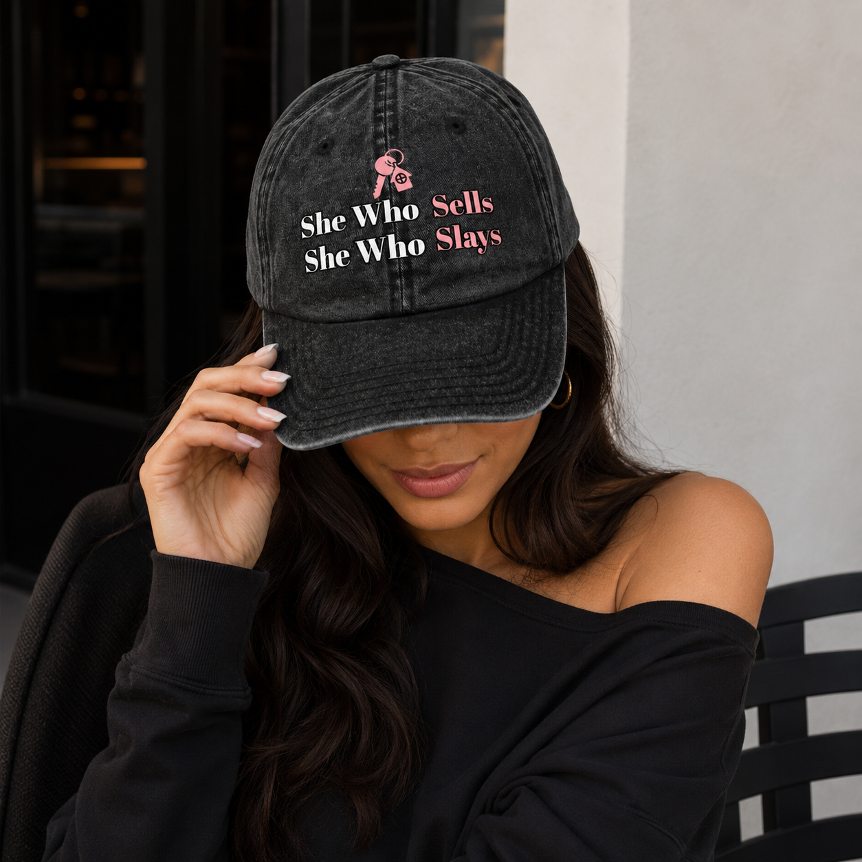 She Who Sells Vintage Cap