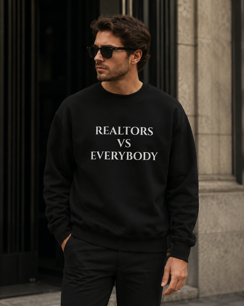 Realtors vs Everybody Unisex Crewneck