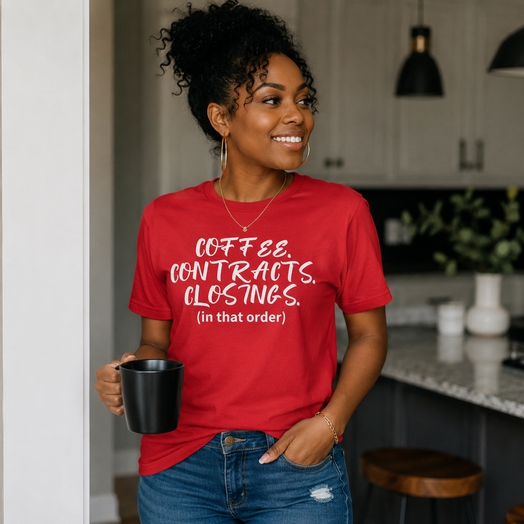 Coffee.Contracts.Closings Unisex T-Shirt