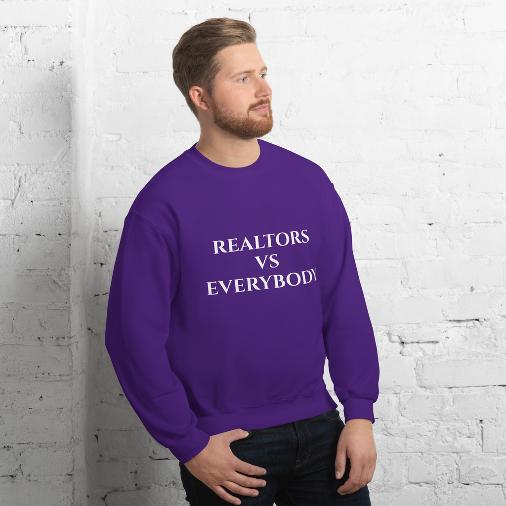 Realtors vs Everybody Unisex Crewneck